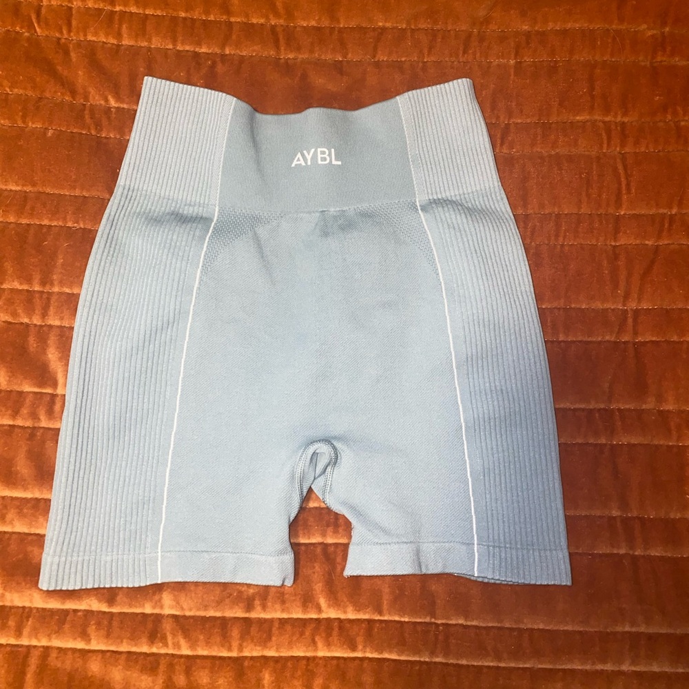 Light Blue AYBL Biker Shorts - Size Small